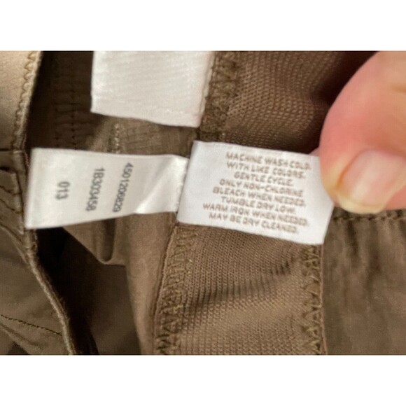 Chicos Womens Brown Pants Size 3 or XL Neutral Everyday Capsule Comfort Flowy - Picture 5 of 10